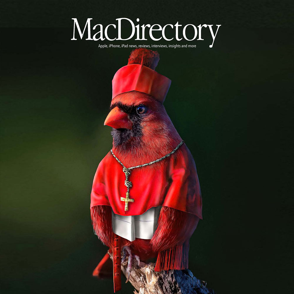 Fanatsievolle Darstellung eines Cardinalvogels als Link zum Artikel in der MacDirectory