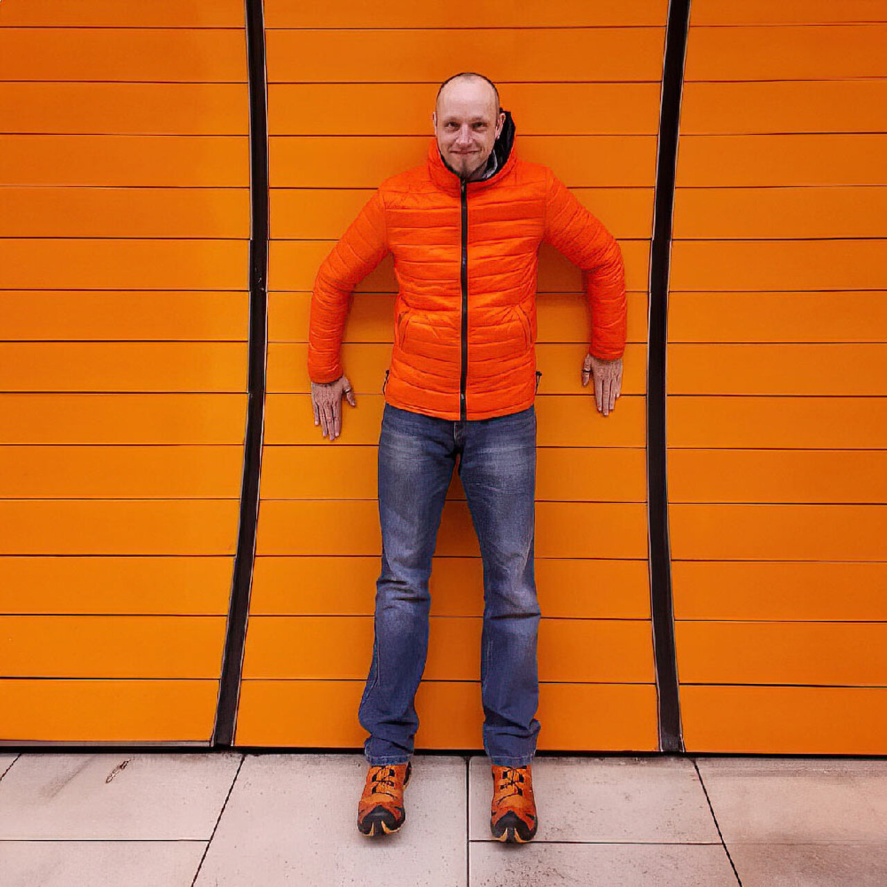 Ingo in der U-Bahn Station Marienplatz in München